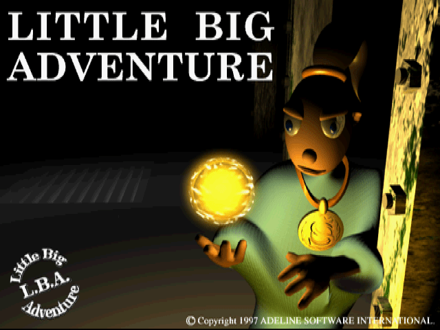 Little Big Adventure title screen for Playstation